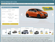 Tablet Screenshot of kefaloniacar.com